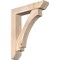 Ekena Millwork Imperial Slat Smooth Bracket w/ Offset Brace, Douglas Fir, 7 1/2"W x 36"D x 44"H BKT0806X36X44IMP06SDF - alternate 1